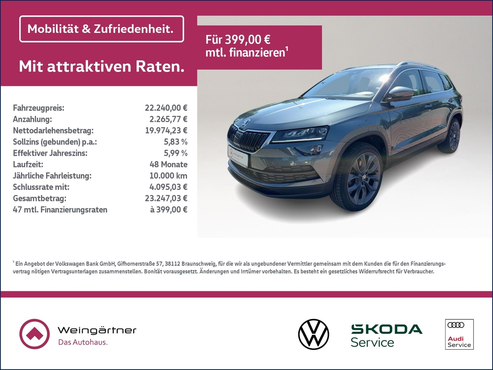 Karoq 2.0 TDI Style 4x4, AHK, LED, 19" Alu, Busi