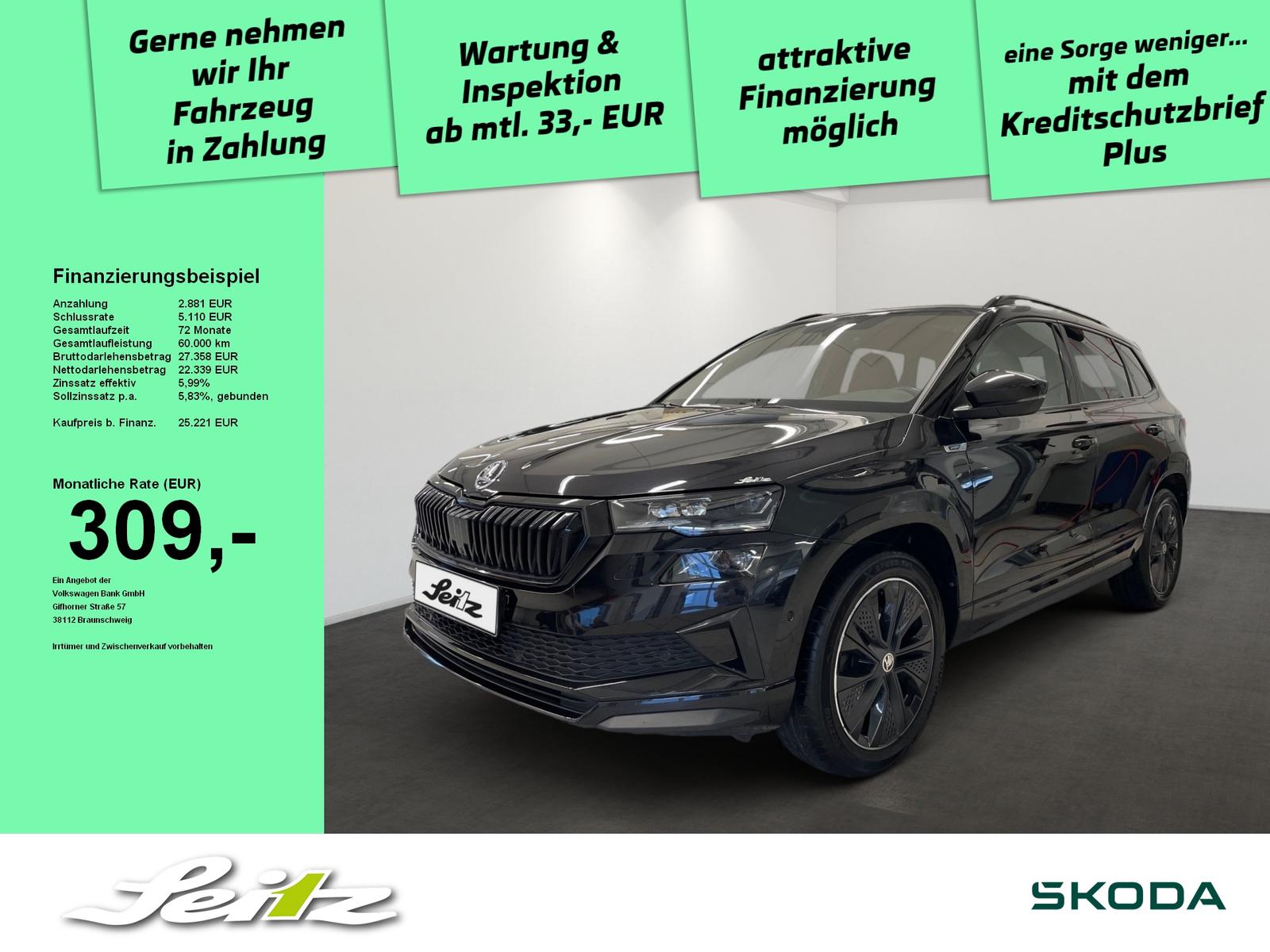 Skoda Karoq 2.0 TDI 4x4 Sportline *MATRIX*STANDHZG*PAN