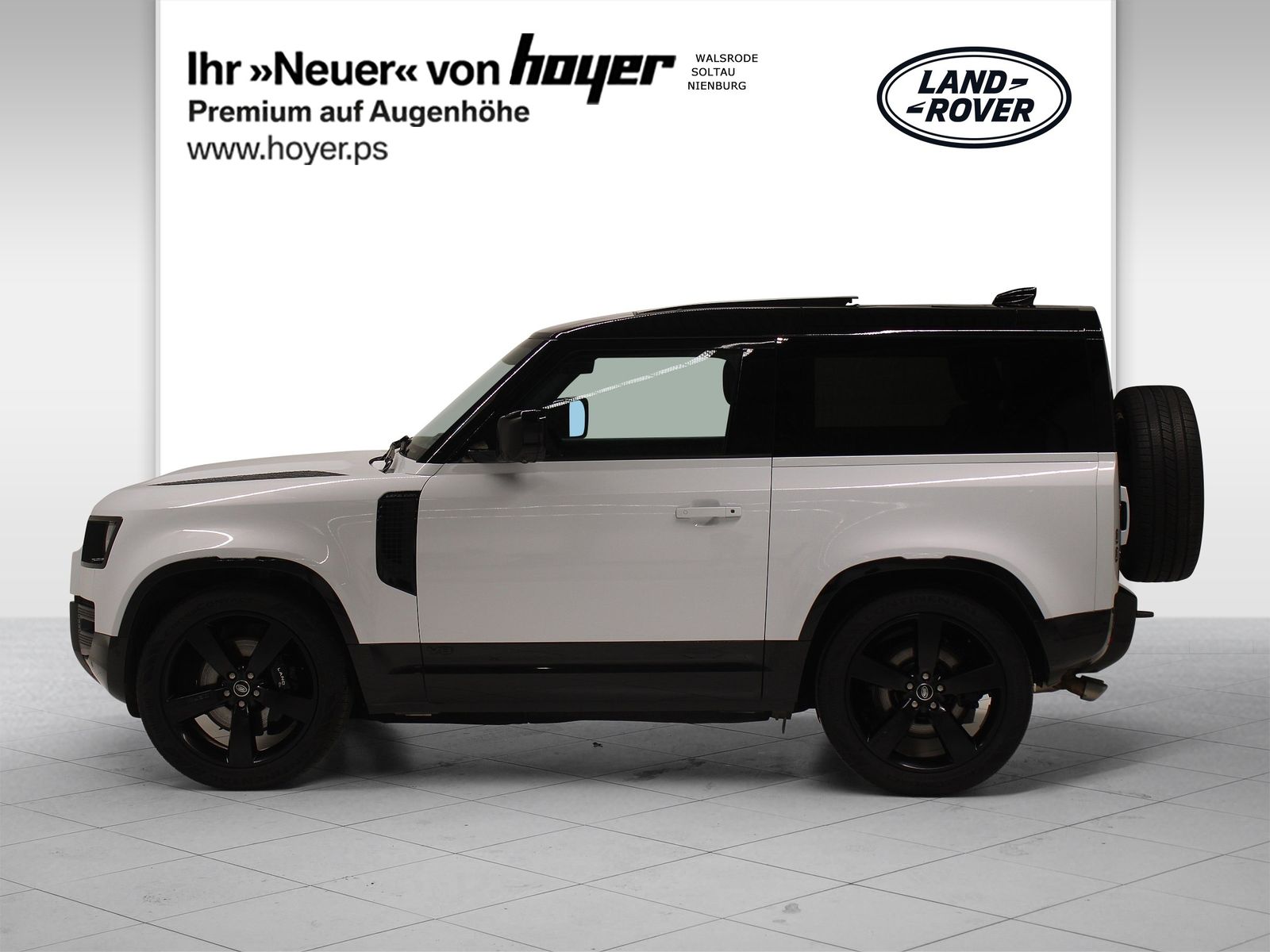 Land Rover Defender 90 P525 V8 Black Pack foto 3