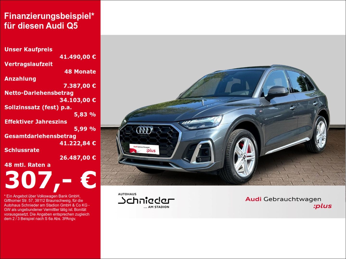 Audi Q5 40 TDI quattro S Line Matrix S Sportsitze LED foto 1