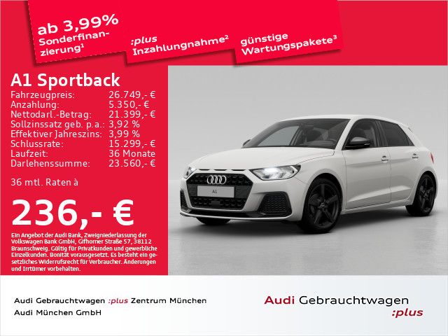 Audi A1 Sportback 25 TFSI S tronic advanced Virtual/S