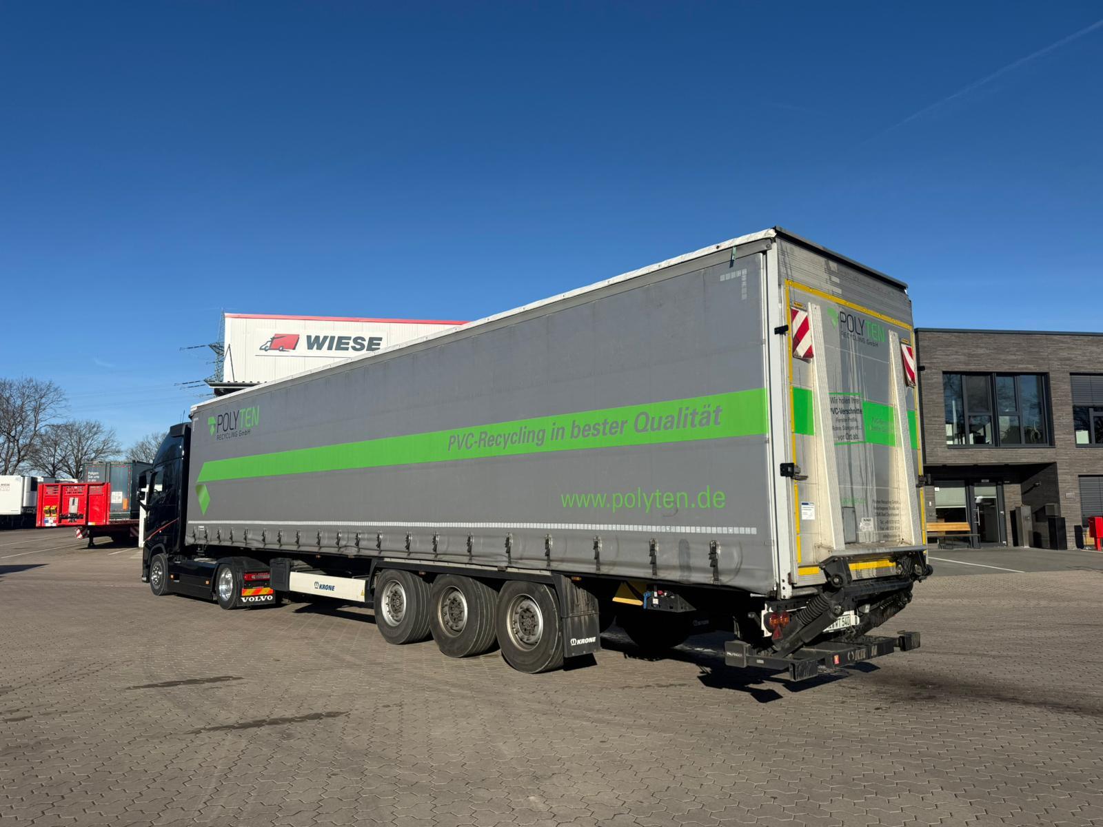 Krone SDP 27 Schiebeplanen Auflieger mit Ladebordwand