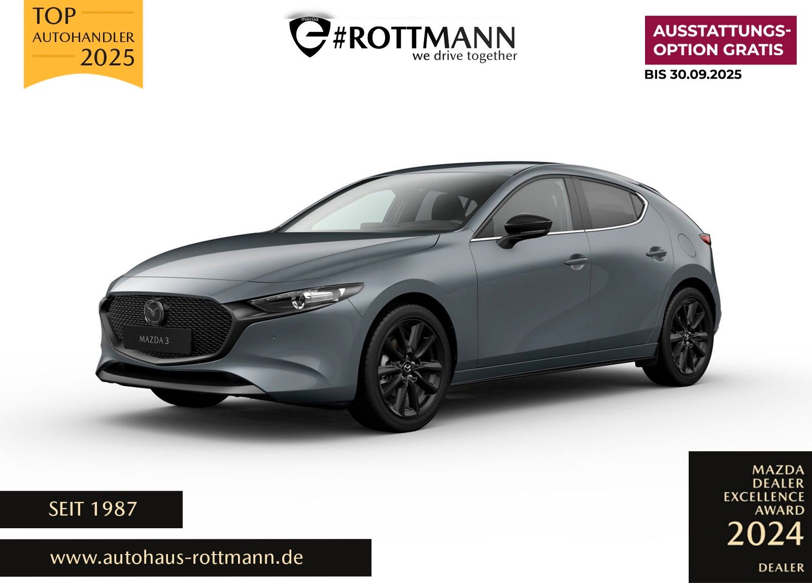 Mazda 3 2025 SoMo e-SKYACTIV-G 2.5 140ps Aut. HOMURA