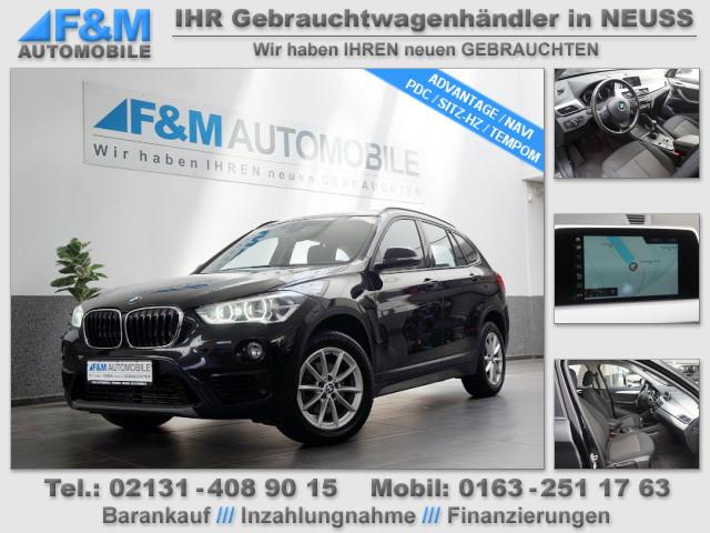 BMW X1 sDrive18i Advantage Navi PDc Sitzhz Tempomat