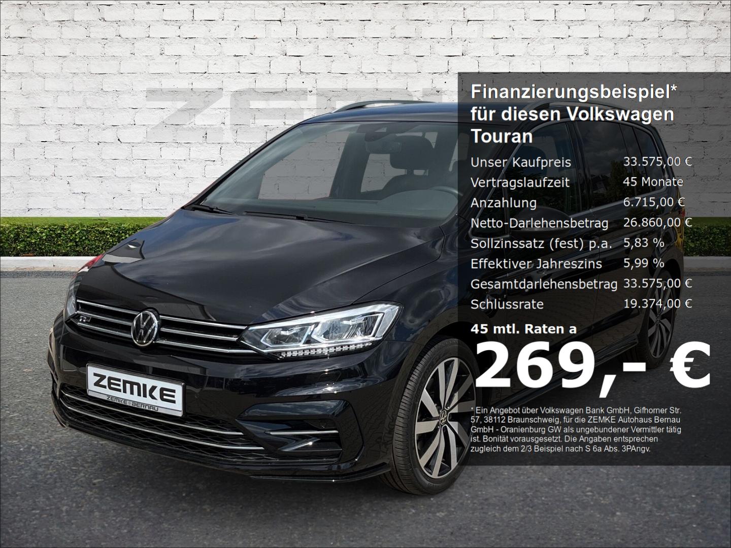 Volkswagen Touran 1.5 TSI DSG Highline R-line Sportpaket Na