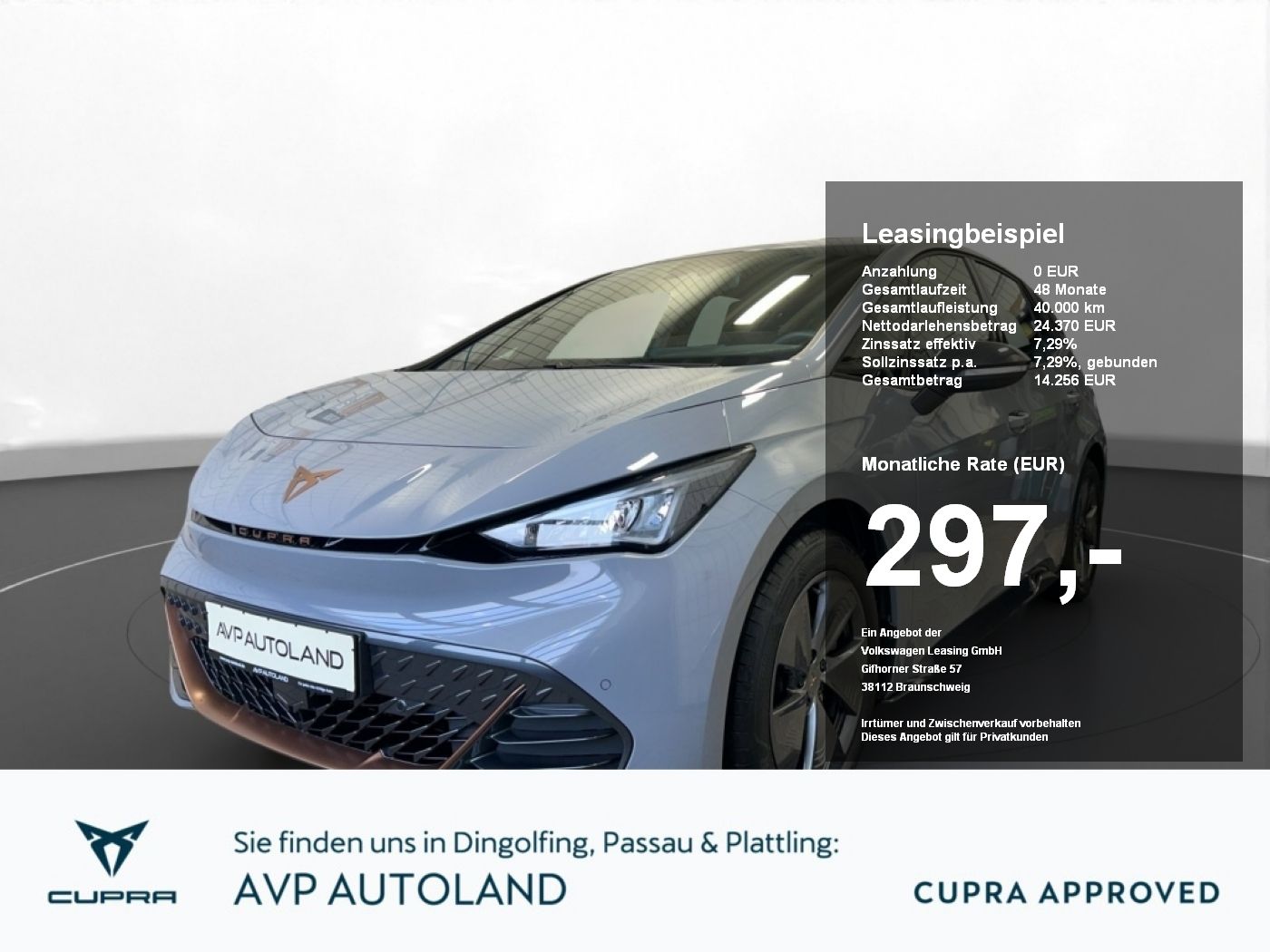 Cupra Born 150 kW 58 kWh | NAVI | LED |