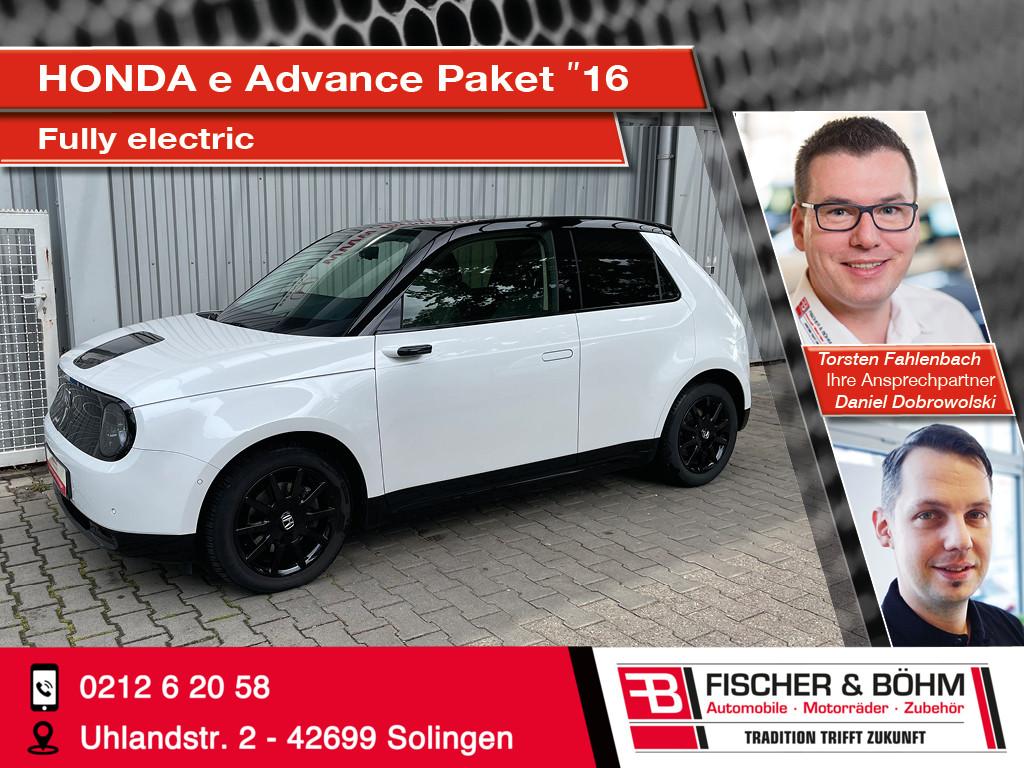 Honda e Advance-Paket "16 - Fully electric