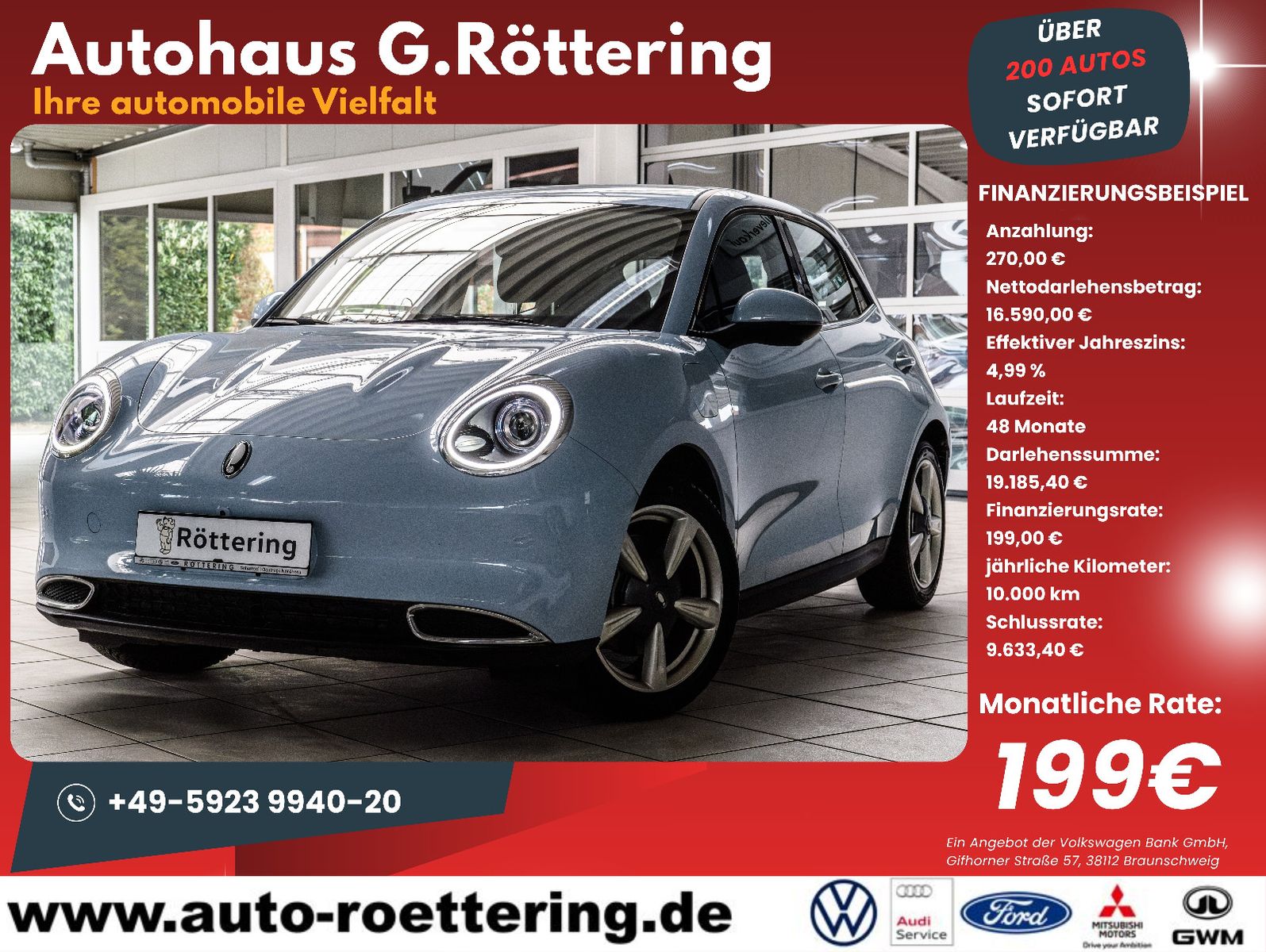 Fahrzeugabbildung GWM Ora 03 300 *NAVI *LED *Allwetter