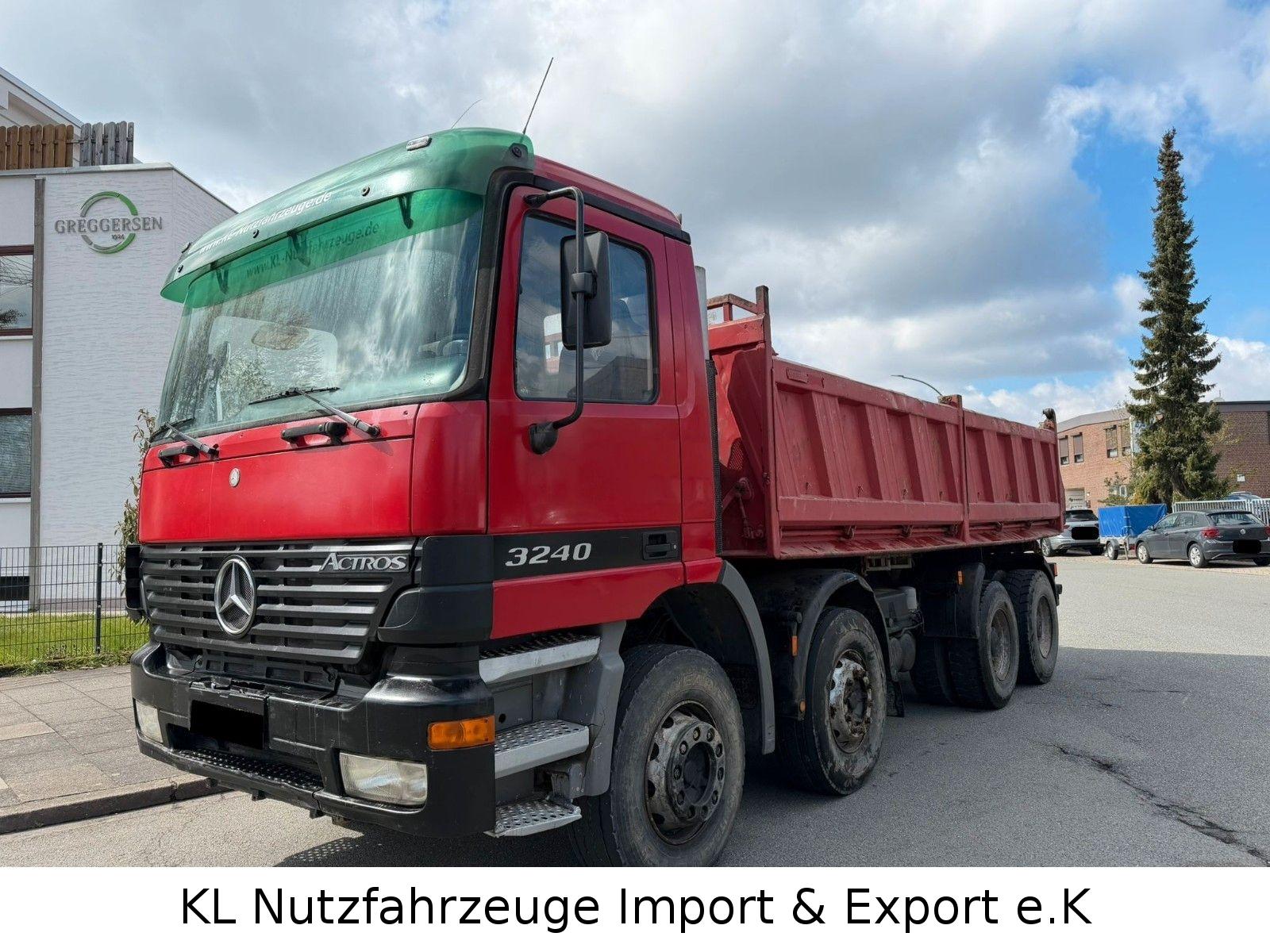 Mercedes-Benz Actros 3240/8x4/ Meiler Jet/ 2 Kippstempel