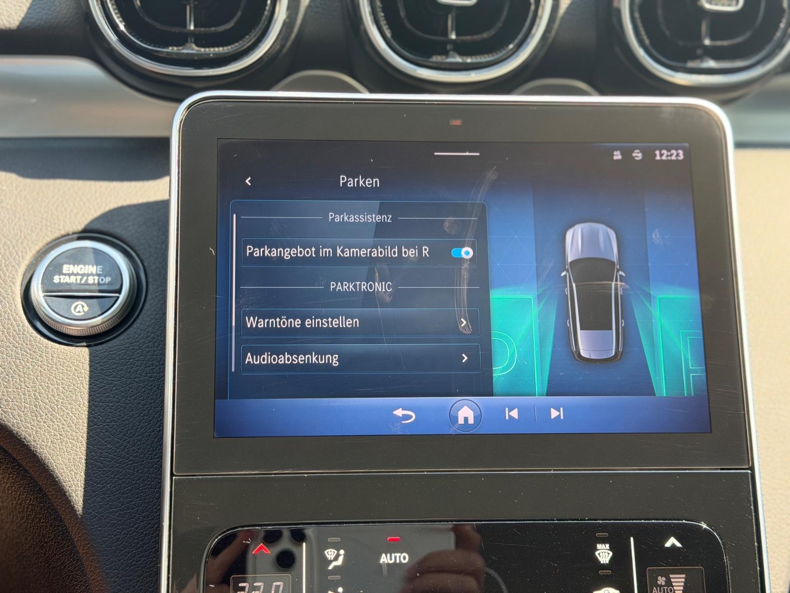 Mercedes-Benz C-Class d T 9G-Tronic Distronic Kamera Spur Tot-Ass, миниатюра 30