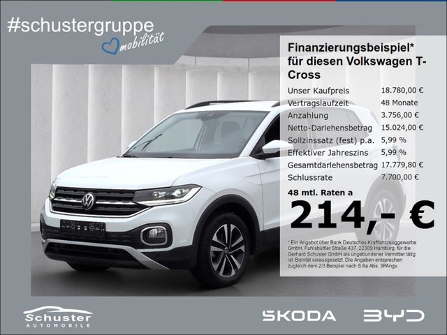 VW T-Cross UNITED 1.0TSI*AHK LED ACC Navi R-Kam SHZ
