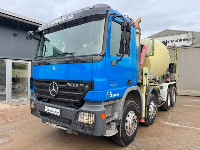 Mercedes-Benz ACTROS 3241 8x4 mixer 8m3 + Putzmeister M24-3