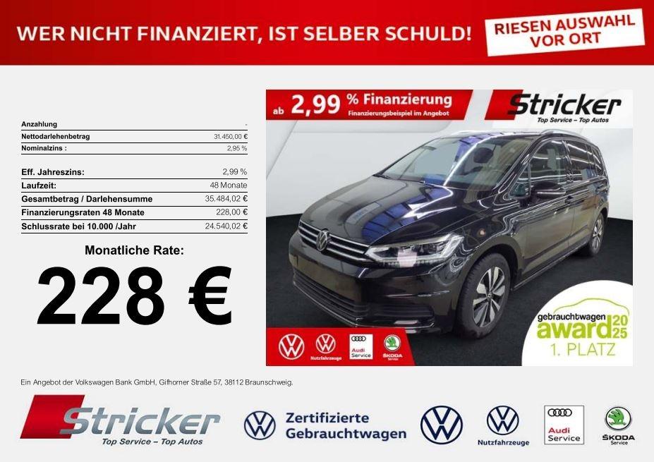 Volkswagen Touran Goal 1.5TSI DSG 228,-ohne Anzahlung Navi