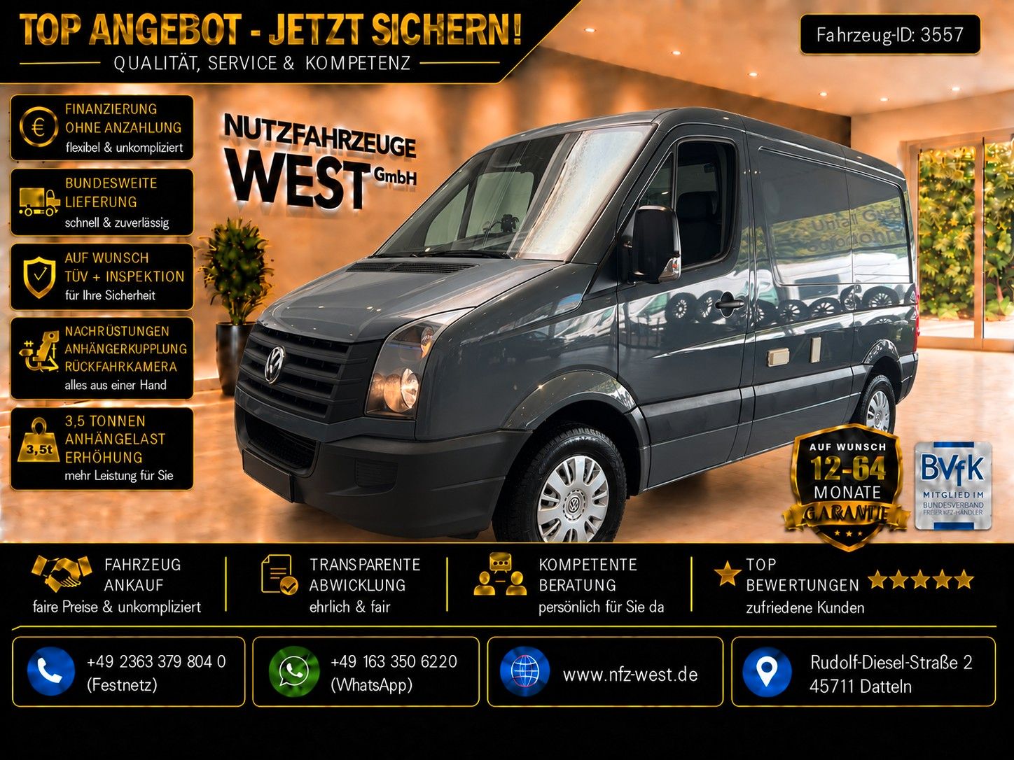 Volkswagen Volkswagen Crafter *Wohnmobil Ausbau*L1-H1*Klima*G
