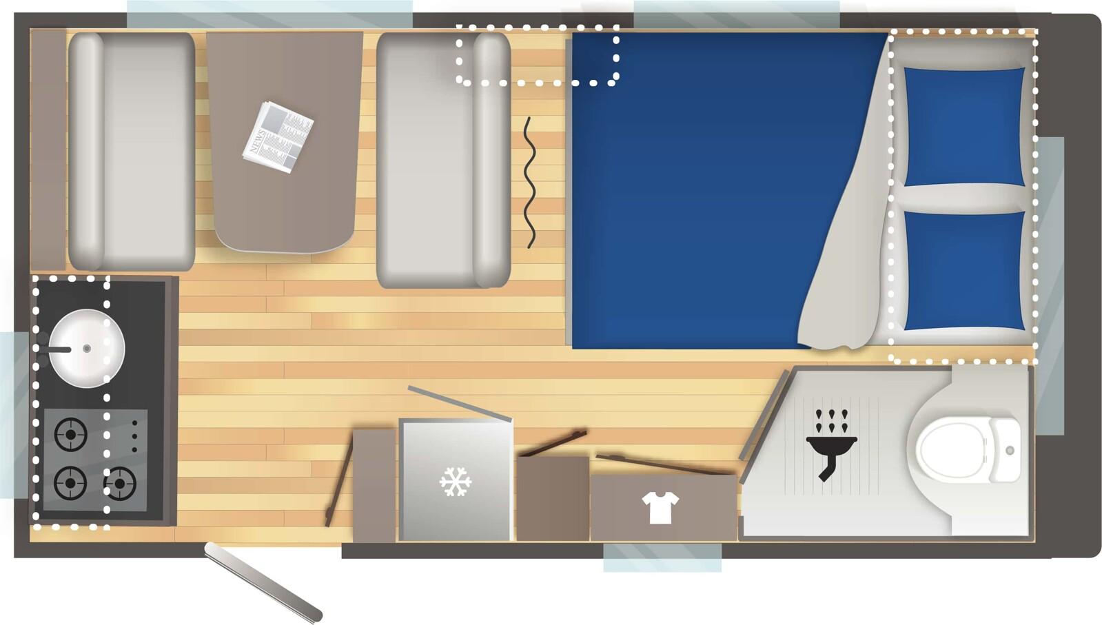 Caravelair Sport Line 410 Arctic Osteraktion 