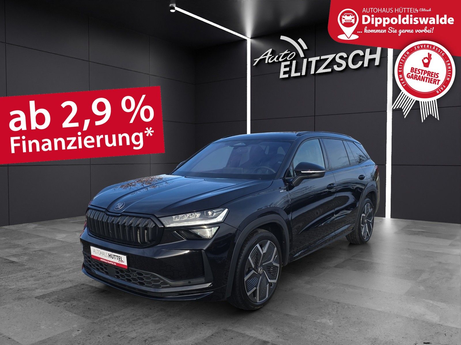 Fahrzeugabbildung SKODA Kodiaq 2.0 TDI  4x4 Sportline MATRIX AHZ ACC KAM