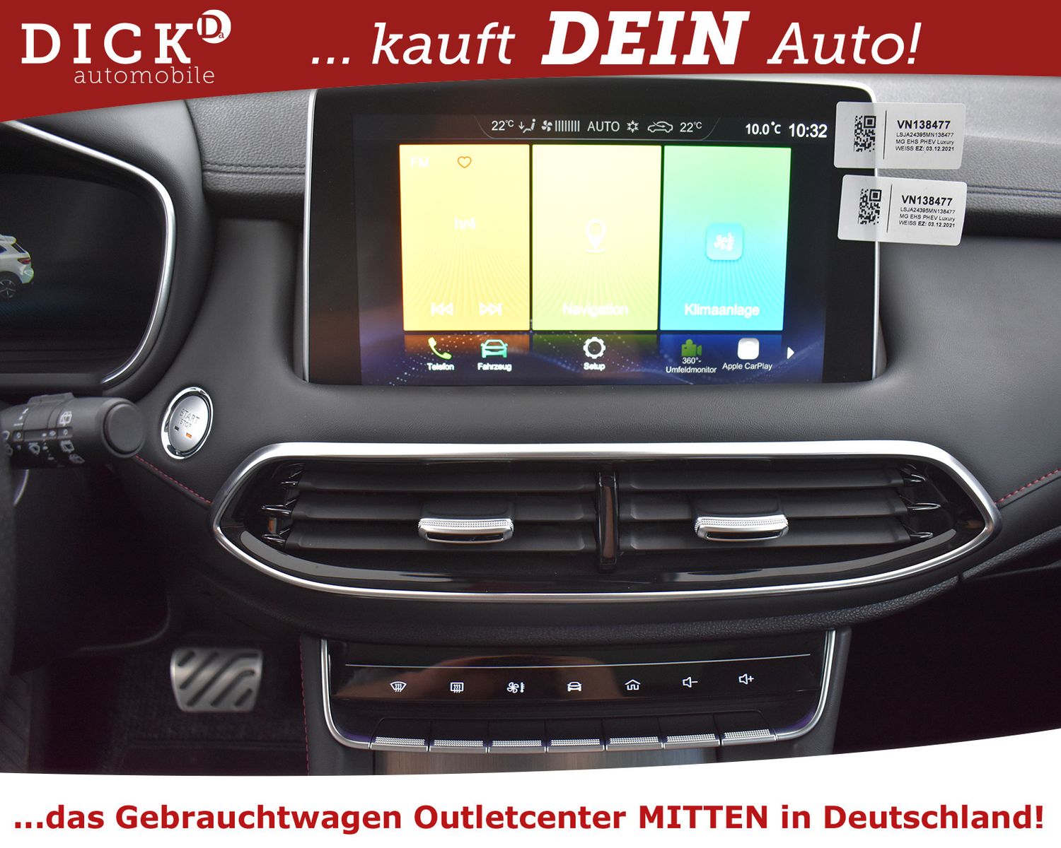 MG EHS PHEV 1.5 T-GDI Luxury  LED+PANO+ACC+AHK+360° - Image 15