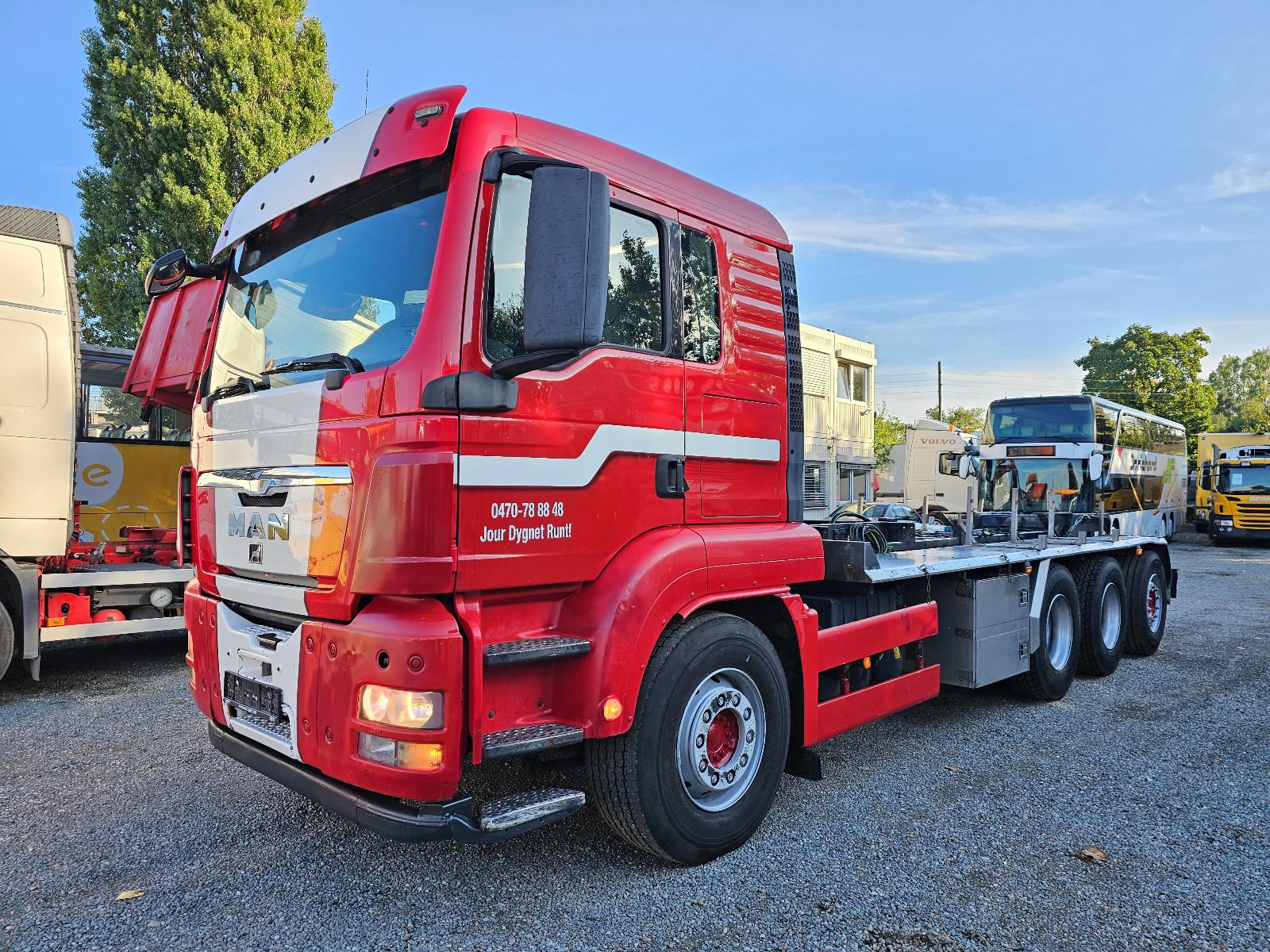 MAN TGS35.440 8X4-4BL Lift+Lenk Manual Steel/Air PTO