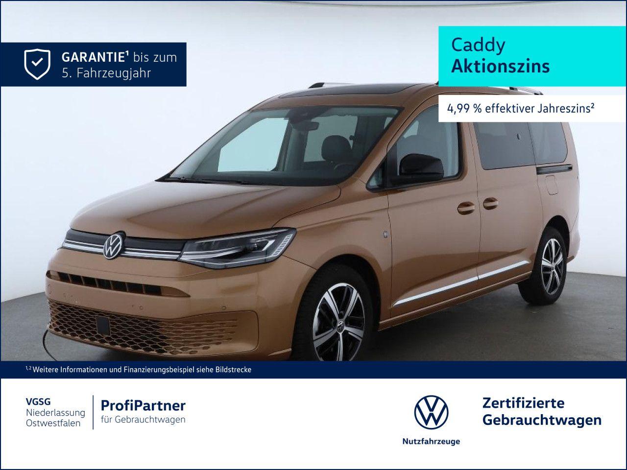 Volkswagen Caddy Maxi Style Pano GJR Sitzhzg Navi Bluetooth