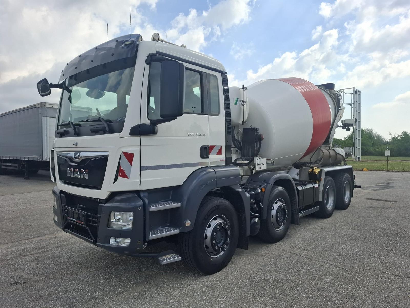 MAN TGS 32.420 BB mix Stetter 9m3