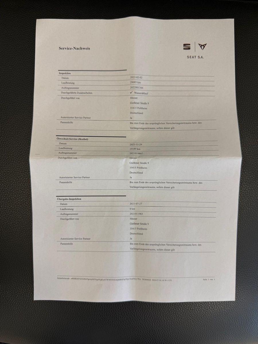 Fahrzeugabbildung SEAT Tarraco Xcellence/ PANORAMA/LEDER/AHK