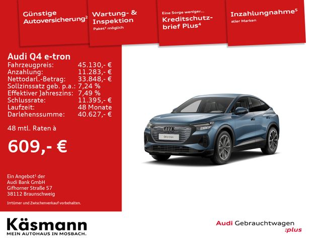 Audi Q4 e-tron Sportback 45 AHK KAM WÄRMEPUMPE ACC