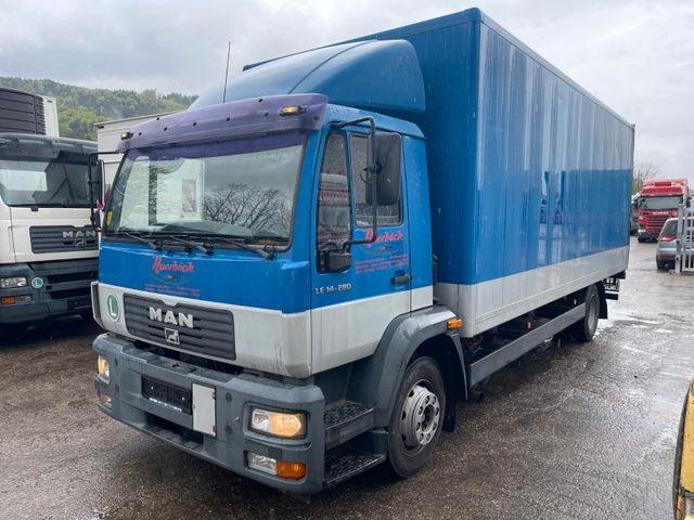 MAN 14.285 4x2 Koffer mit Lbw Bj 2004