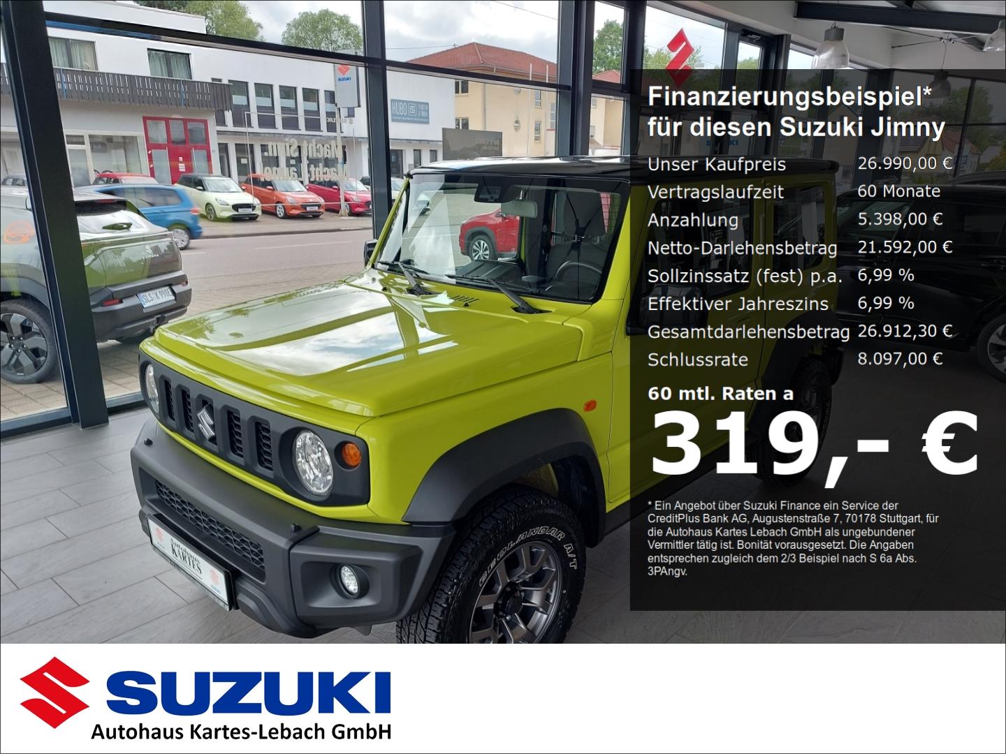 Suzuki Jimny Comfort+ Allgrip 1.5 Xenon Navi 4 Sitzer 1
