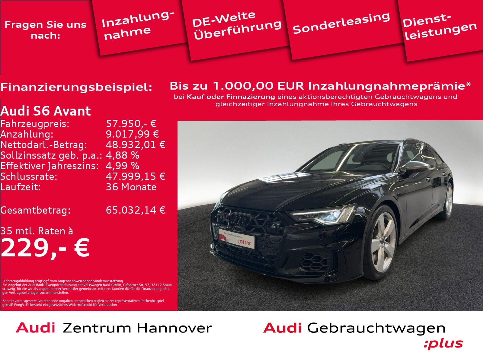 Audi S6 Avant 55 TDI quattro Kamera LED Memory virtua