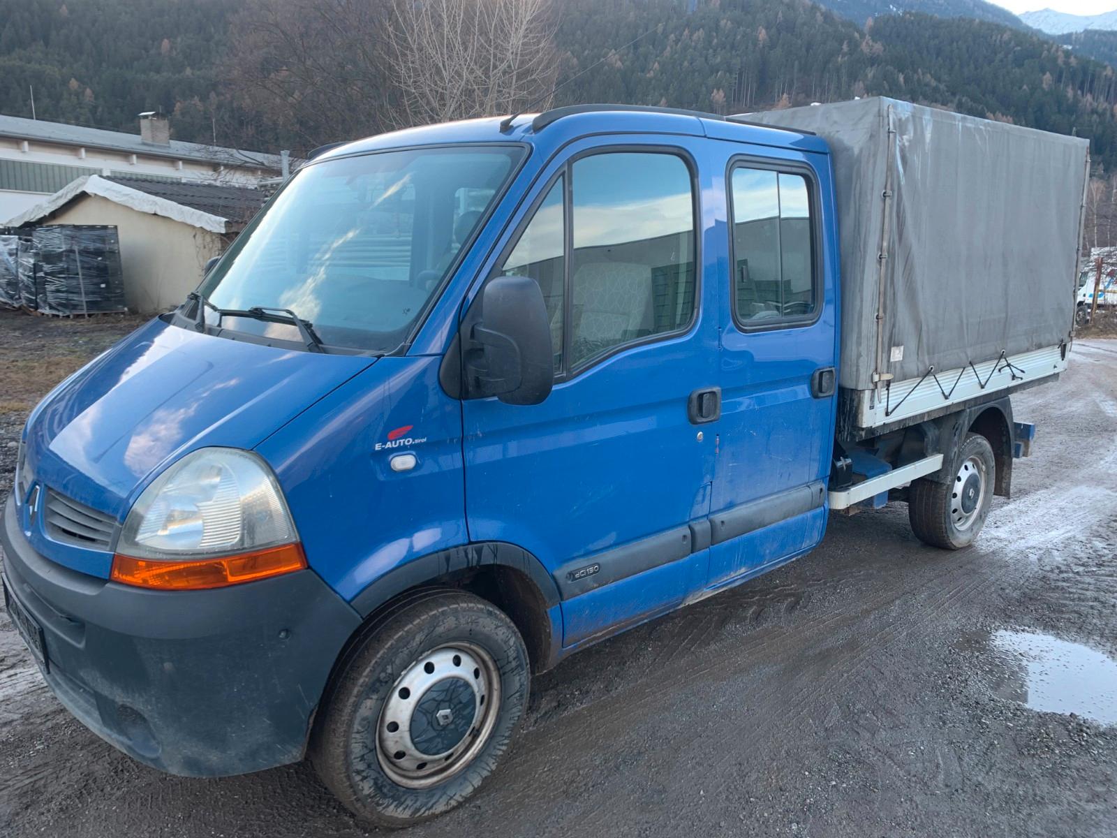 Renault Master 2,5d Do-Kabiner 6-Si. Pritsche/Plane AHK
