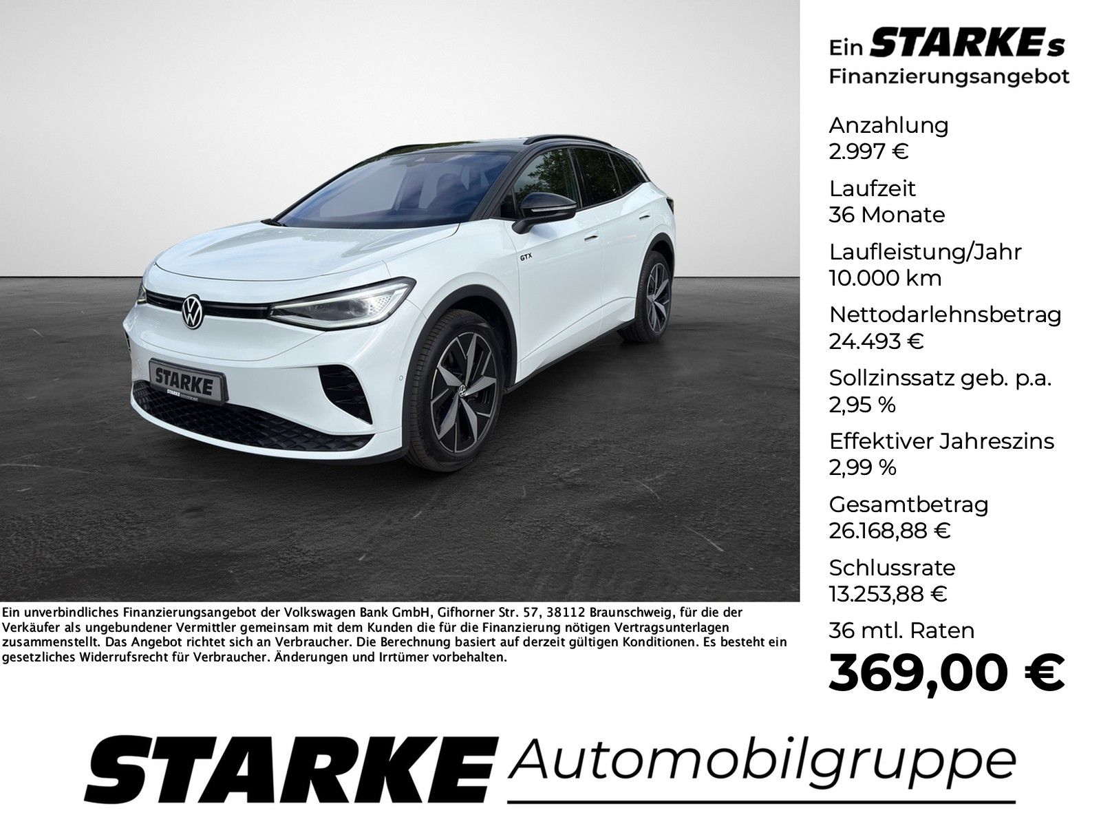 Volkswagen ID.4 GTX 4Motion  AHK Standheiz Navi LED Kamera 