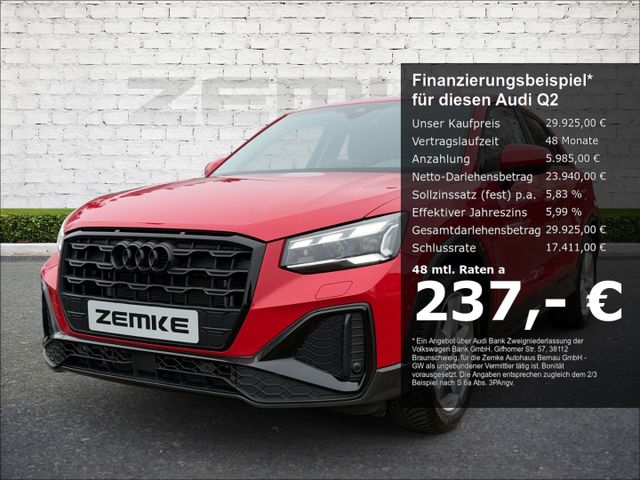 Audi Q2 35 TFSI S-tronic S line Leder digitales Cockp