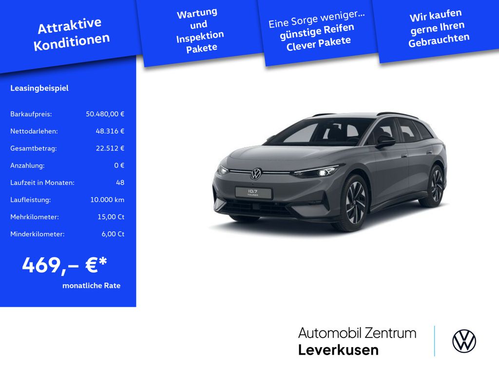 Volkswagen ID.7 Tourer Pro LED HUD ACC KAM SHZ KEYLESS APP