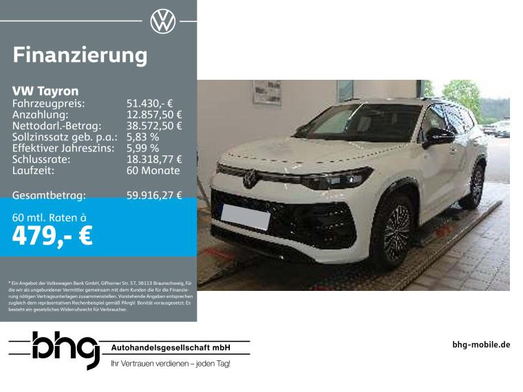Volkswagen Tayron RLine 20 l TDI SCR 4MOTION 142 2026