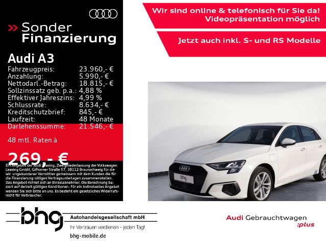 Audi A3 40 TFSIe Sportback S tronic