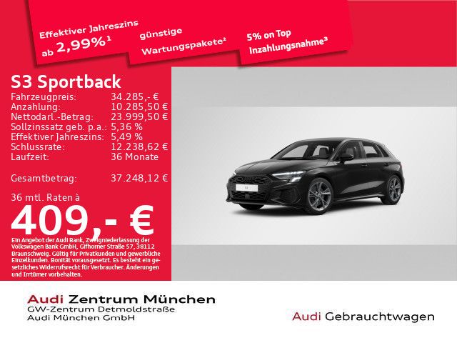 AUDI S3 Sportback TFSI S tronic Navi+/Virtual