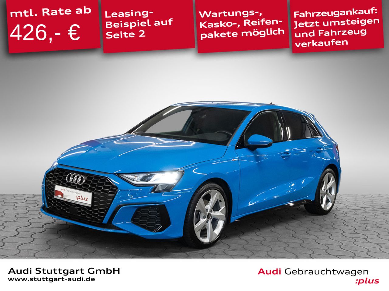 Audi A3 Sportback 35 TDI S line ACC LED virtCo PDC+