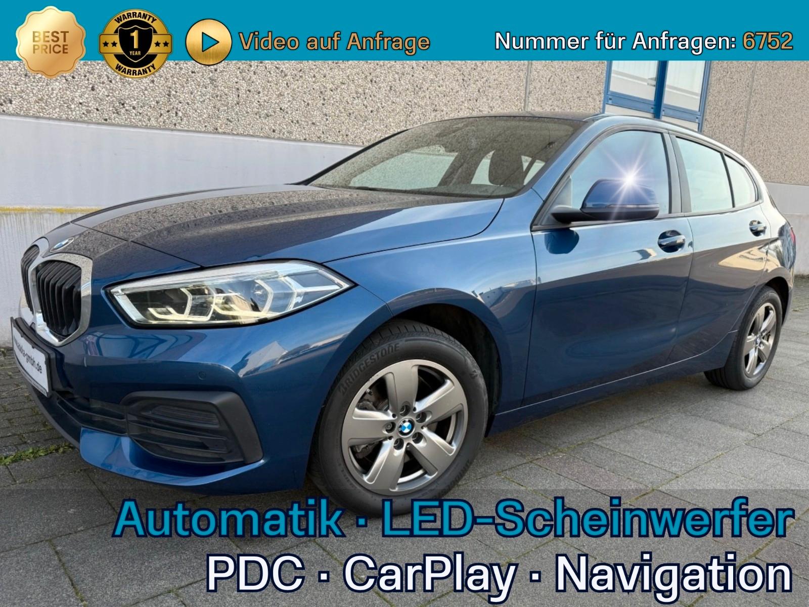 BMW 116d LED CarPlay Navi PDC Scheckheftgepflegt
