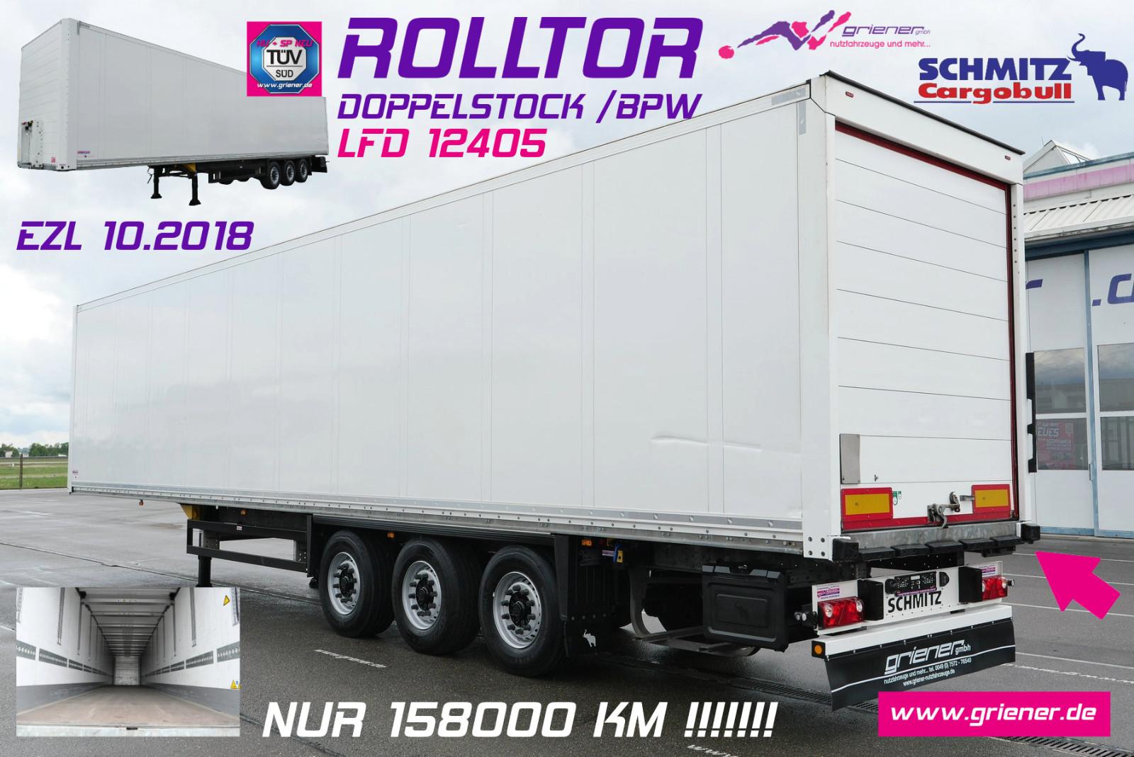 Schmitz Cargobull SKO 24 /ROLLTOR / DOPPELSTOCK / ZURRLEISTE / BPW