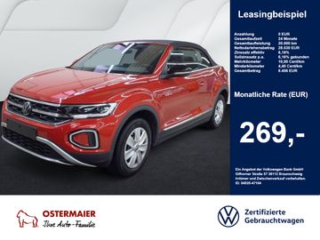 Volkswagen Leasingangebot: Volkswagen T-Roc Cabriolet GOAL 1.5TSI 150PS DSG NP.47T 18
