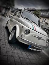 Fiat 500 L Oldtimer, Rundtacho, Baujahr 1972, weiß - Fiat 500: Weis