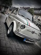 Fiat 500 L Oldtimer, Rundtacho, Baujahr 1972, weiß - Fiat 500: Old