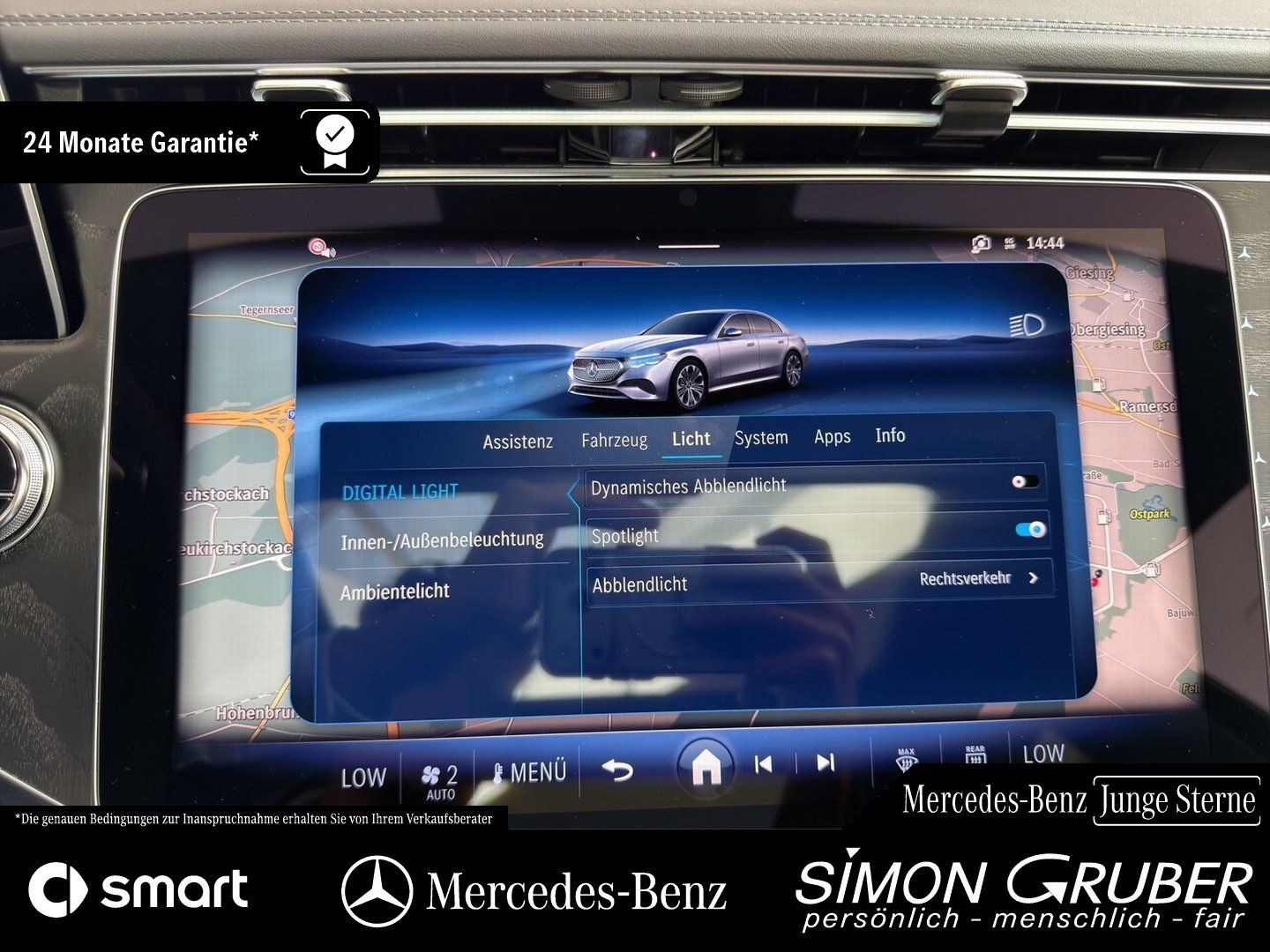 Fahrzeugabbildung Mercedes-Benz E 400 e AMG Pano Burm4D Fahrass+ Airmatic Sitzkl