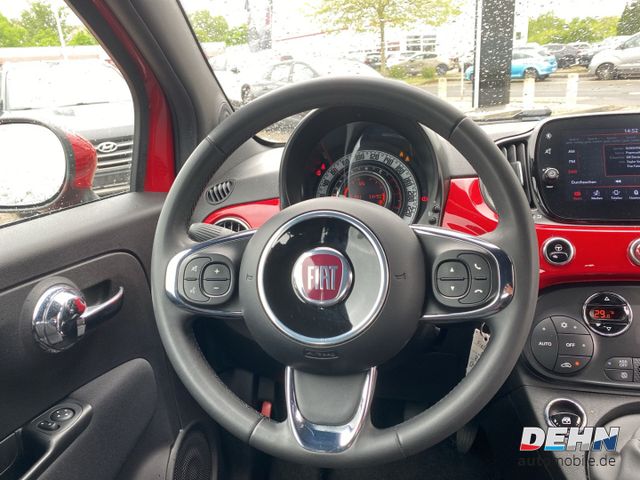 Fiat 500C Cabrio 1.0 Hybrid Red Komfortpaket PDC