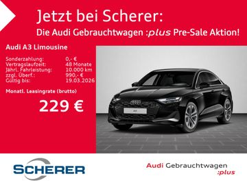 Audi Leasingangebot: Audi A3 Limousine advanced 30 TFSI NAVI AHK VIRTUAL+