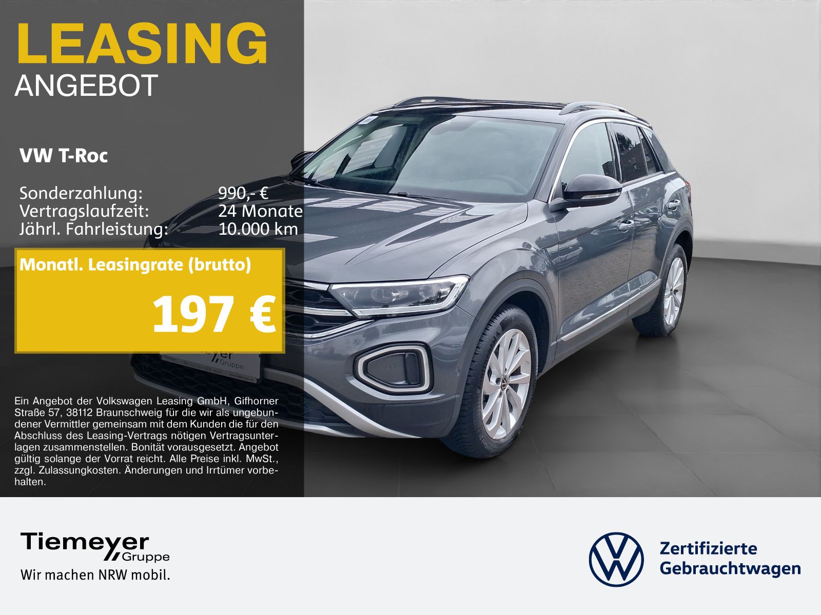 Volkswagen T-Roc 2.0 TDI STYLE MATRIX ASSIST EASYOPEN