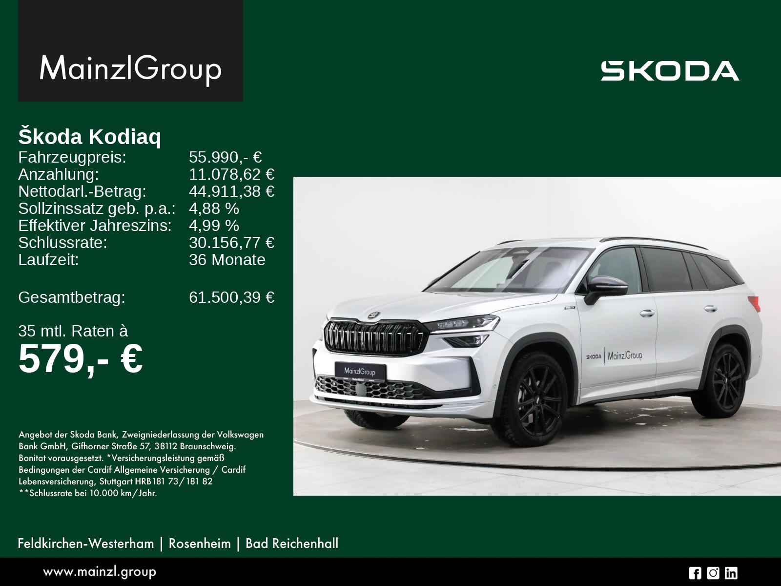 Skoda Kodiaq Sportline 2,0 TDI 142 kW 7-Gang