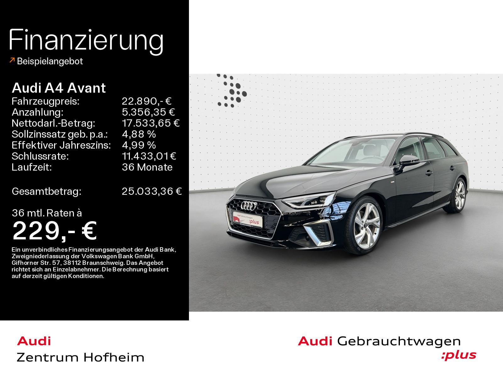 Audi A4 Avant 30 TDI S line S tro*LED*Navi+*SHZ*