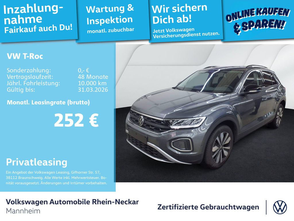 T-Roc 1.0 TSI GOAL Navi PDC LED uvm.