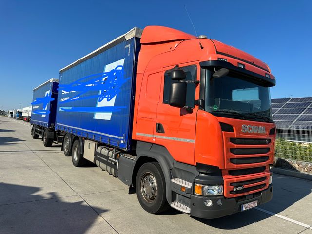 Scania 2x SCANIA R450,Euro 6, + 1x Anh,SCHWARZMÜLLER